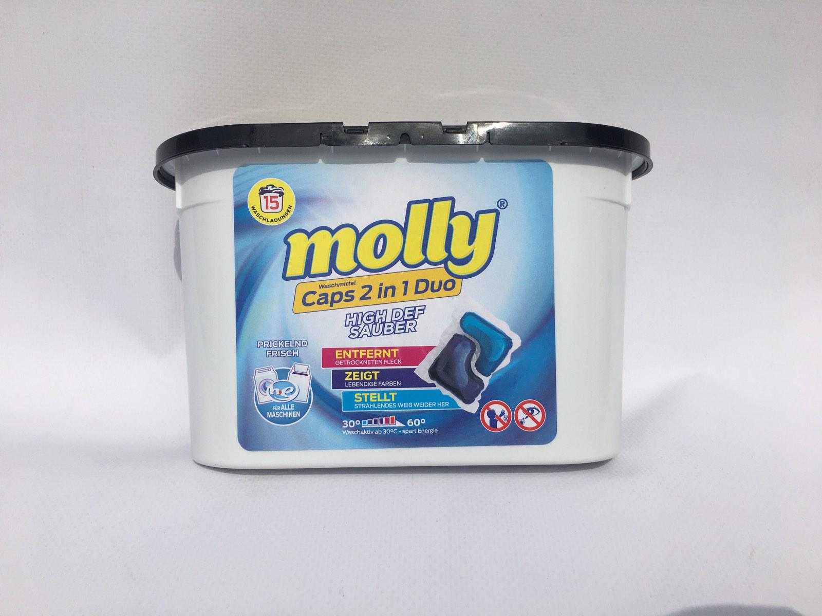 Капсули для прання Molly 2-х компонентні 15 шт.