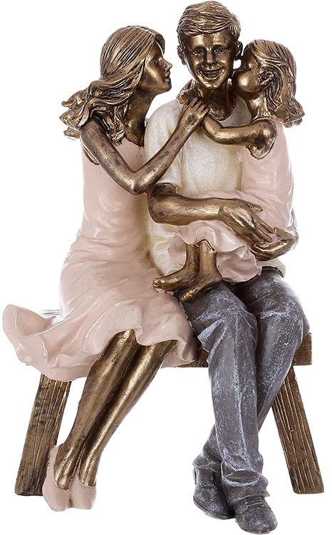 Статуэтка декоративная Счастливая Семья полистоун 11,5х11х19 см