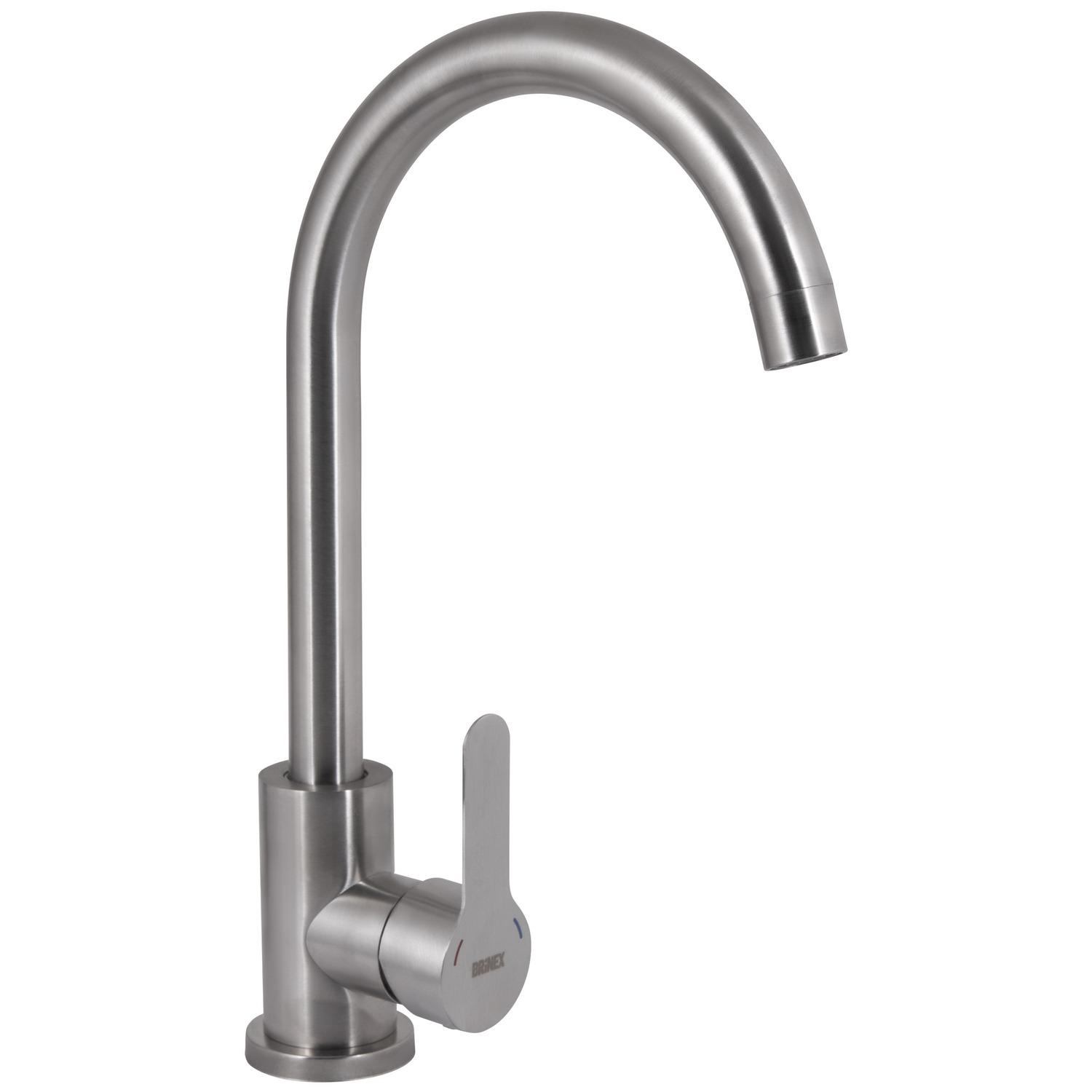 Смеситель для кухни Brinex Pure BRIPUR015FNKL однорычажный Сатин (247629)