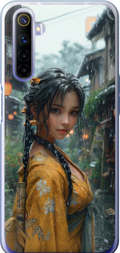 Чехол на Realme 6 Anime-girl (6133u-1913-42517)