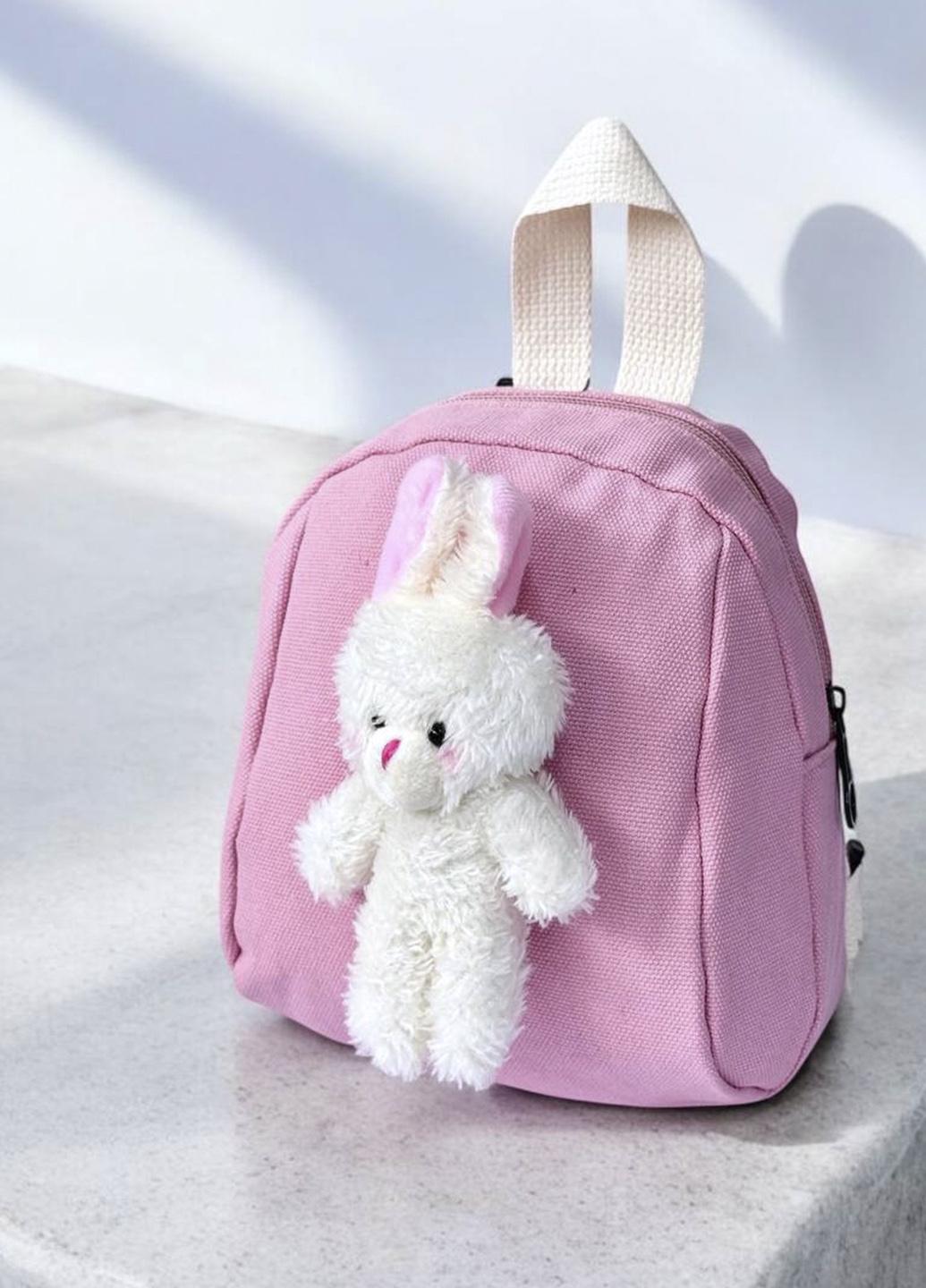 Рюкзак детский дошкольный BESTILE котоновый 20х6,5х17,5 см Розовый (32455)