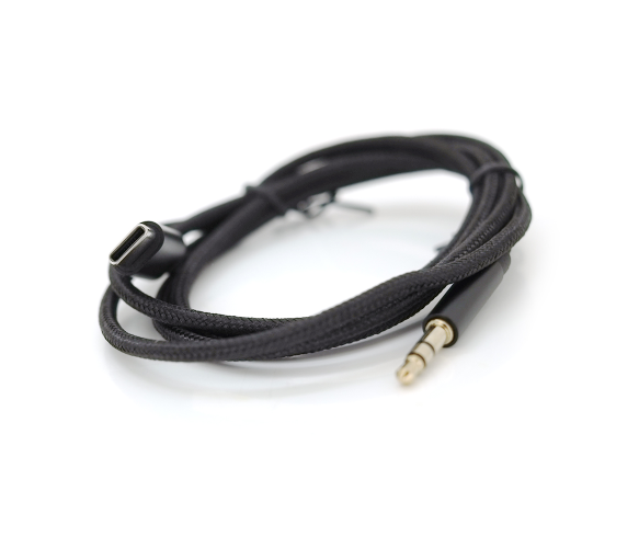 Переходник VOLTRONIC Type-C M - Jack 3,5 мм M 1 м Black (NX-KPJ/TC)