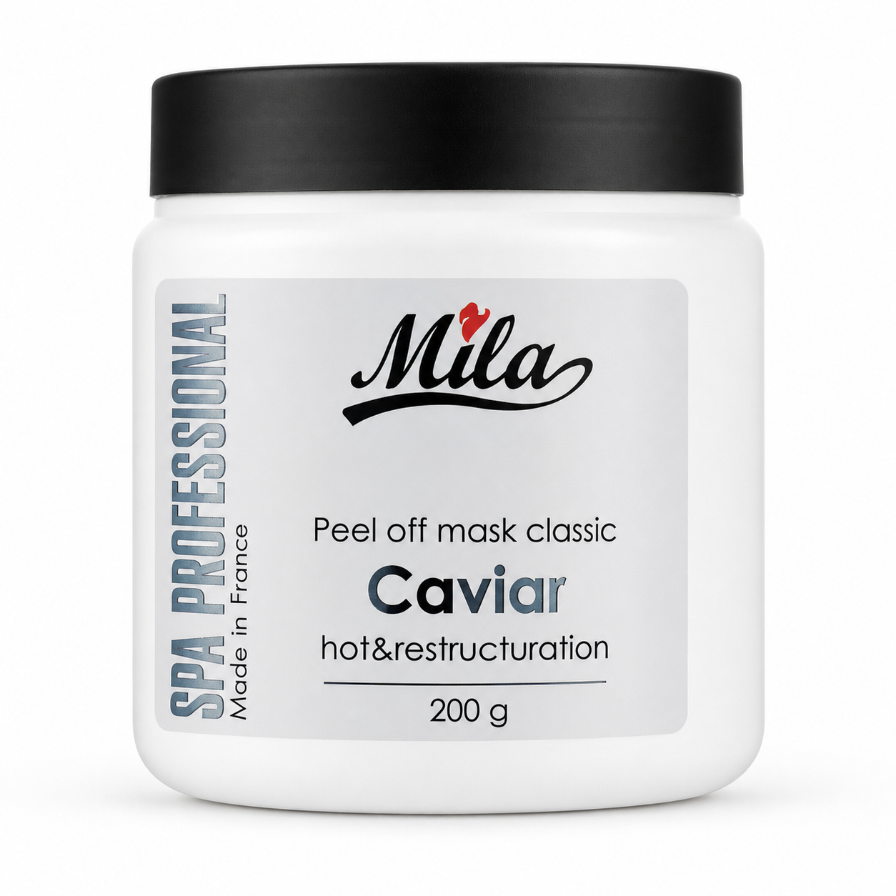 маска Антивозрастная альгинатная Mila Caviar с экстрактом черной икры для упругости кожи 200 г