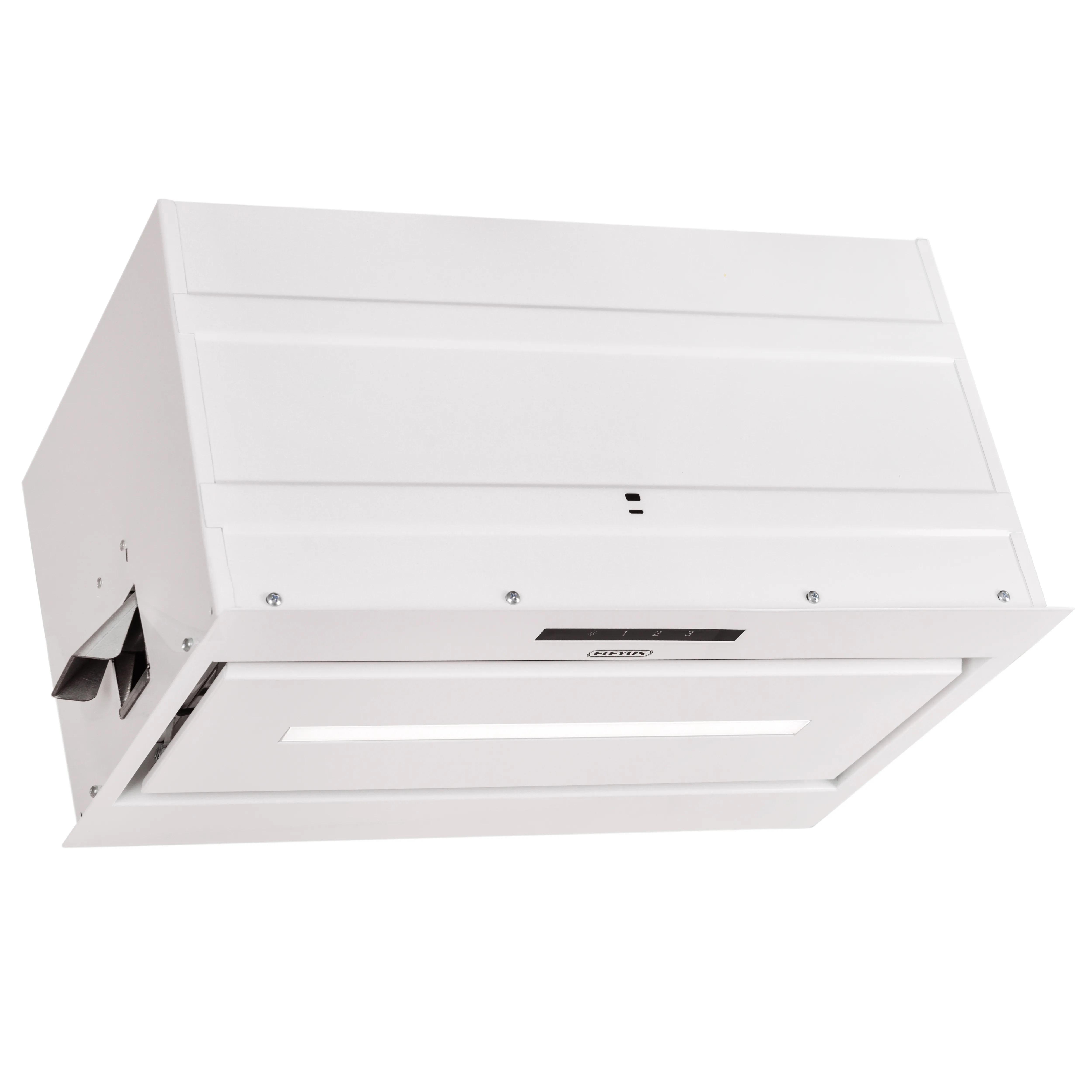 Вытяжка встроенная кухонная Eleyus BOXER 800 LED 52 WH сенсорная Белый - фото 3 Вытяжка встроенная кухонная Eleyus BOXER 800 LED 52 WH сенсорная Белый - фото 3
