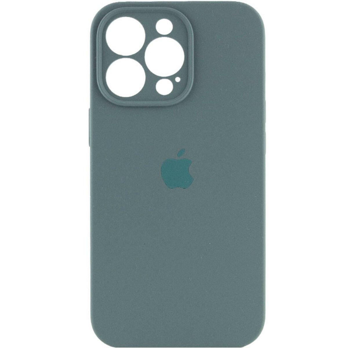 Противоударный чехол для Apple iPhone 13 Pro Silicone Full Case AA Camera Protect / Pine Green