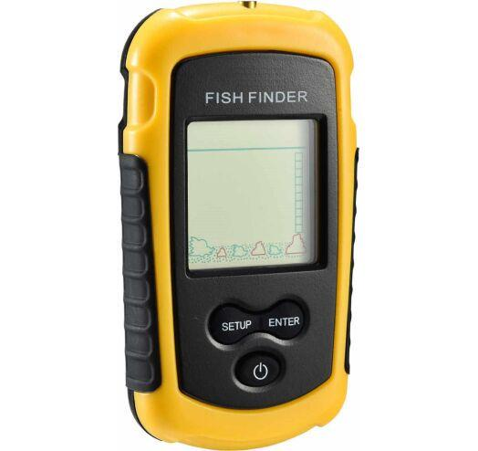 Ехолот портативний Fish Finder до 100 м сонар Чорно-жовтий