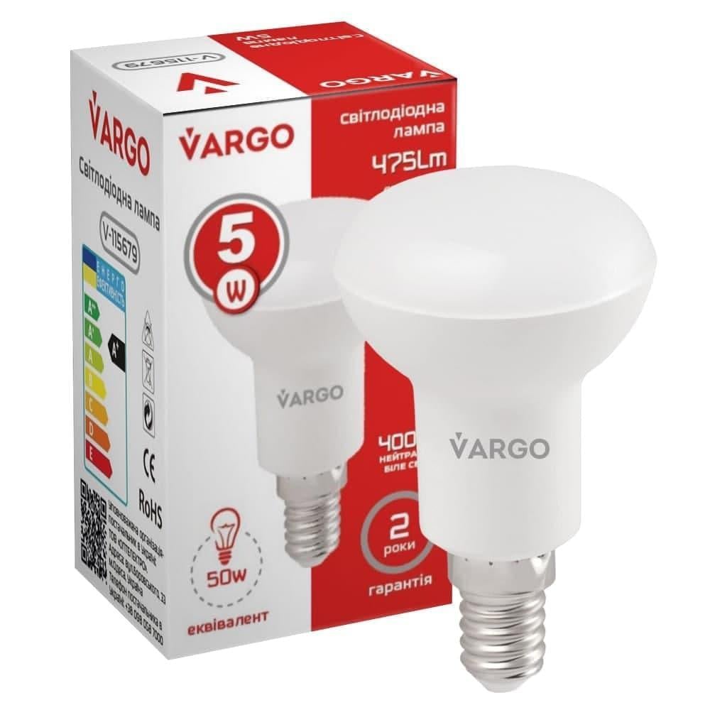 Лампа LED VARGO R50 7W E14 4000K (V-115681)