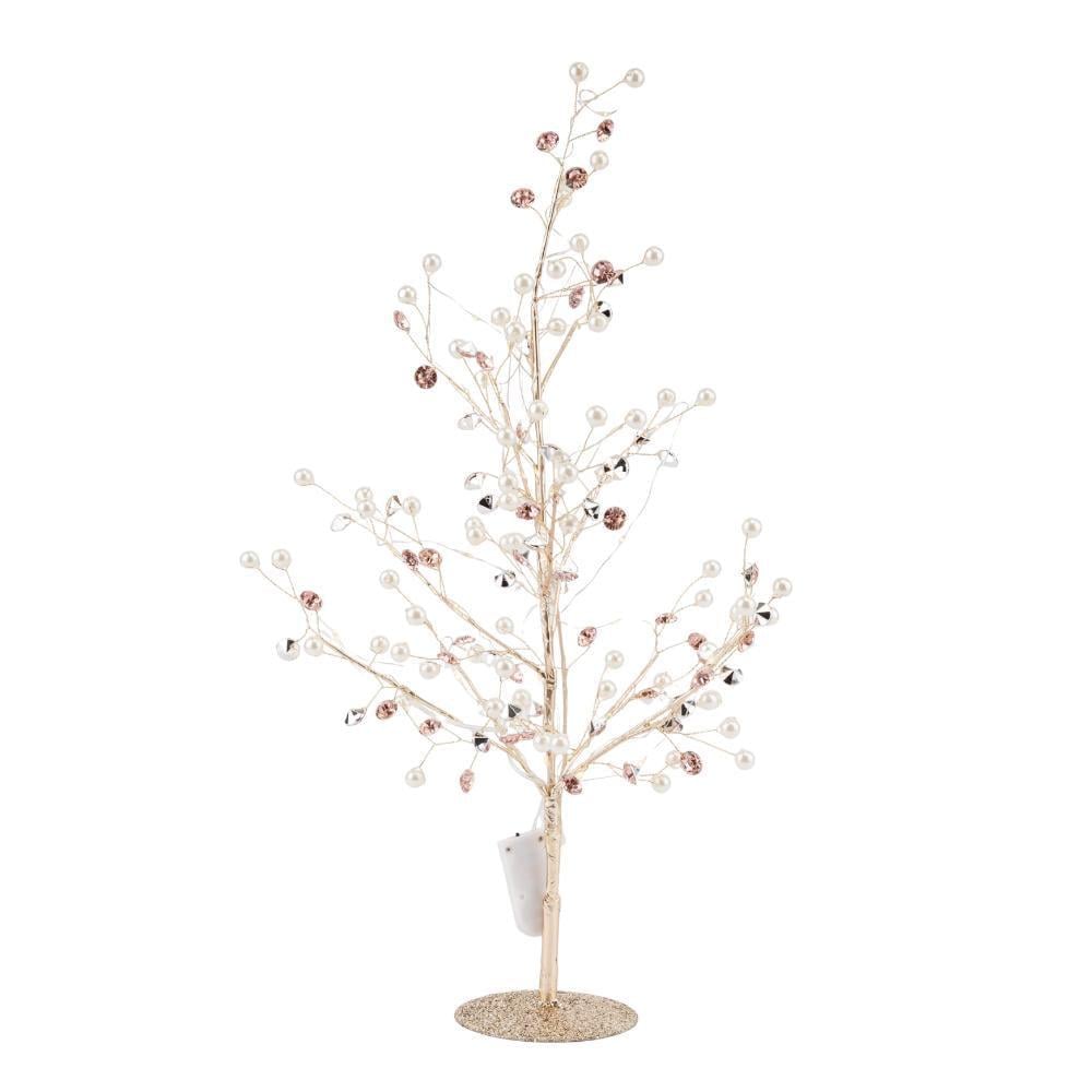 Дерево декоративное с подсветкой Жемчужный блеск 46 см Дерево декоративное с подсветкой Жемчужный блеск 46 см