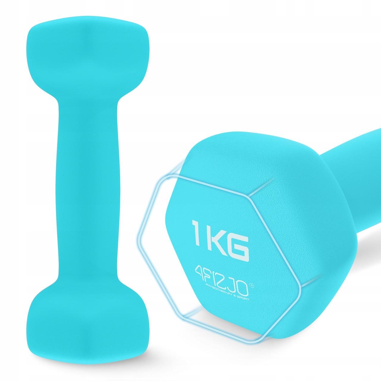 Гантели виниловые 4fizjo Classic 2 шт. по 1 кг (P-5907739311955) - фото 7
