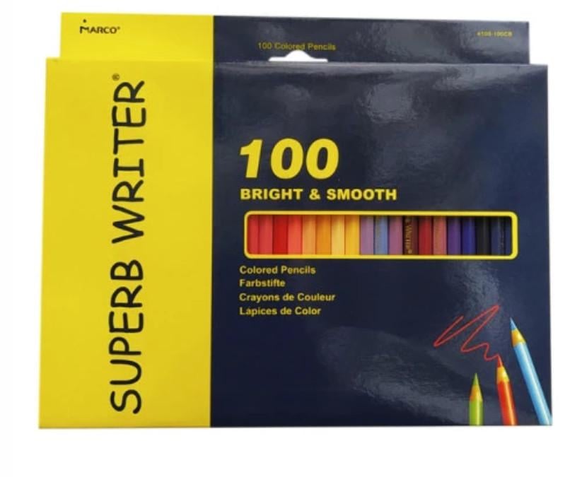 Олівці кольорові Marco Superb Writer 100 кольорів