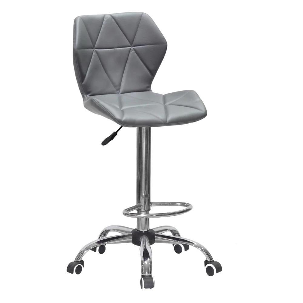 Стул TECHNO OFFICE HIGH CHROME Серый (900486)
