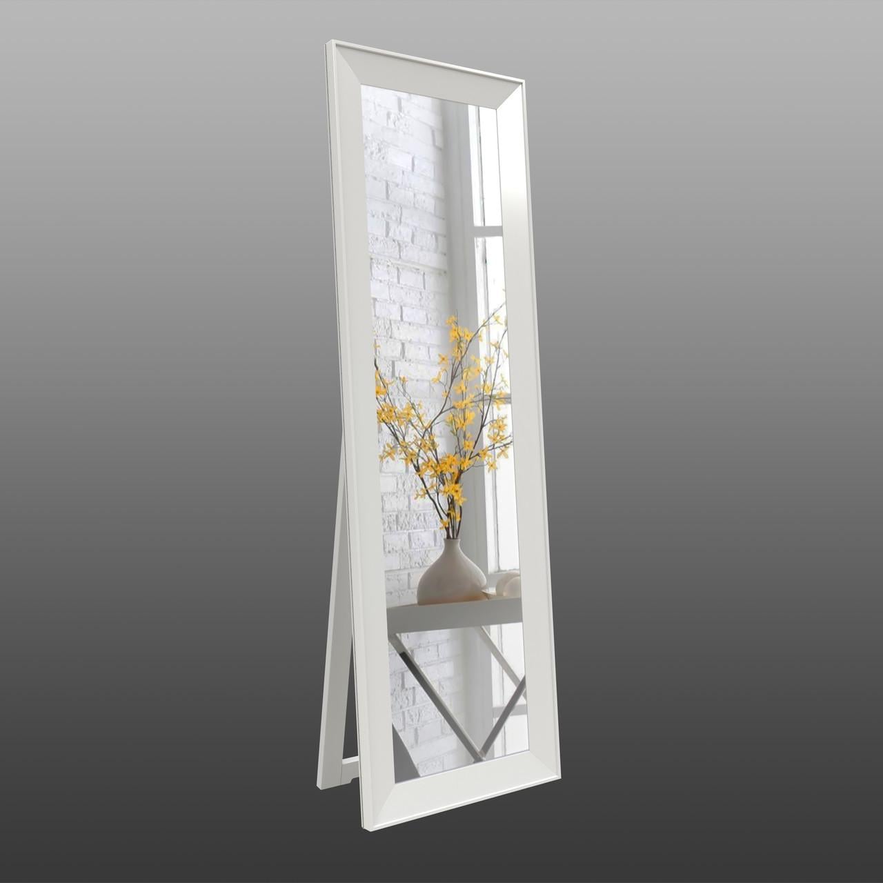 Зеркало напольное ростовое Art-com в пластиковой раме 190х60 см Белый