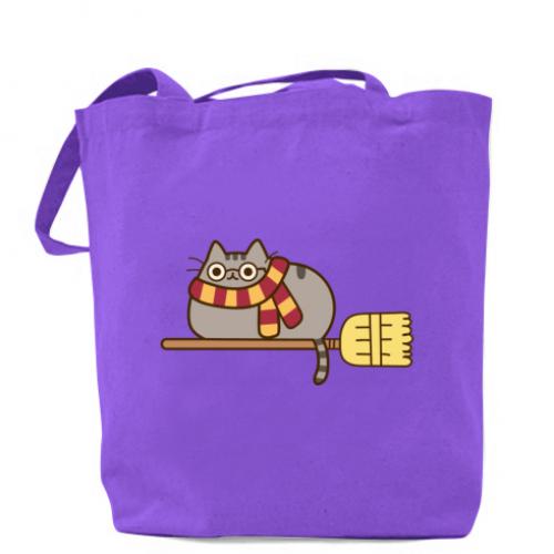 Шопер Pusheen Harry Potter 41х37 см Фиолетовый (12881863-15-182469)