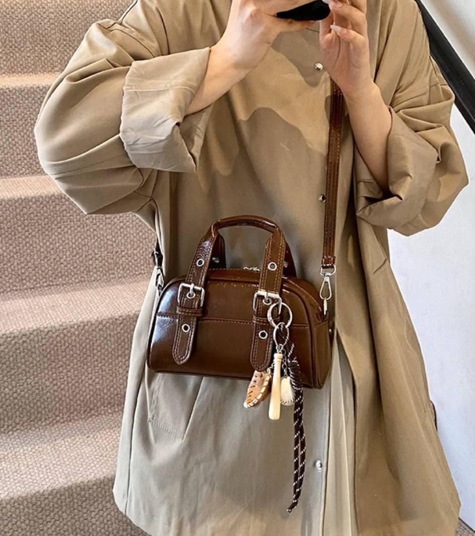 Сумка женская на руку Коричневый (76532135) - фото 3