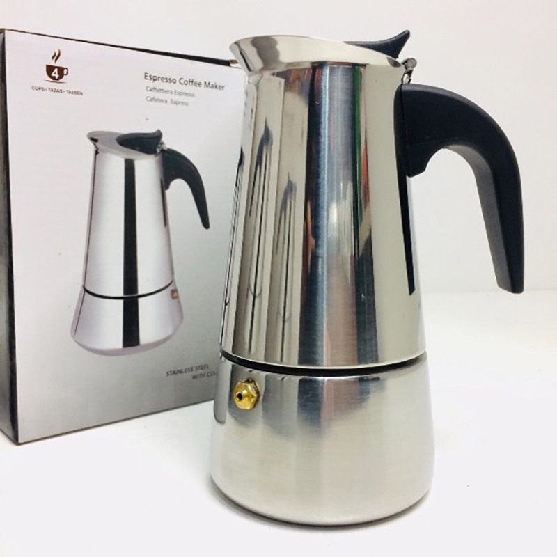 Гейзерна кавоварка Unique UN-1901 нержавіюча сталь 180 мл (23913138) - фото 5 Гейзерна кавоварка Unique UN-1901 нержавіюча сталь 180 мл (23913138) - фото 5