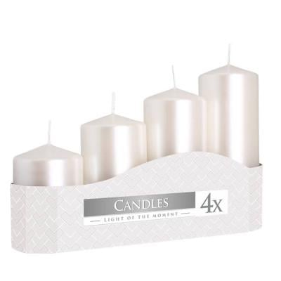 Комплект свечек Bispol Цилиндр 5х7,9/11/13 см 4 шт. (27383)