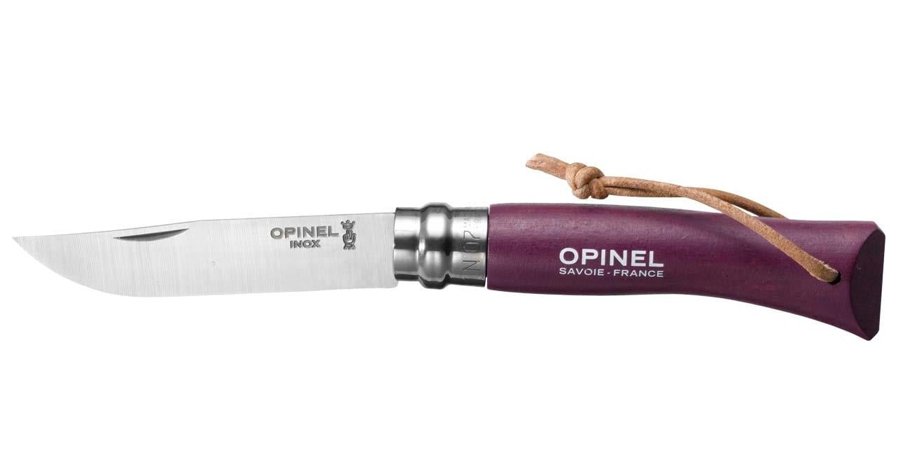 Нож Opinel №7 Inox Trekking Пурпурный (2046397)