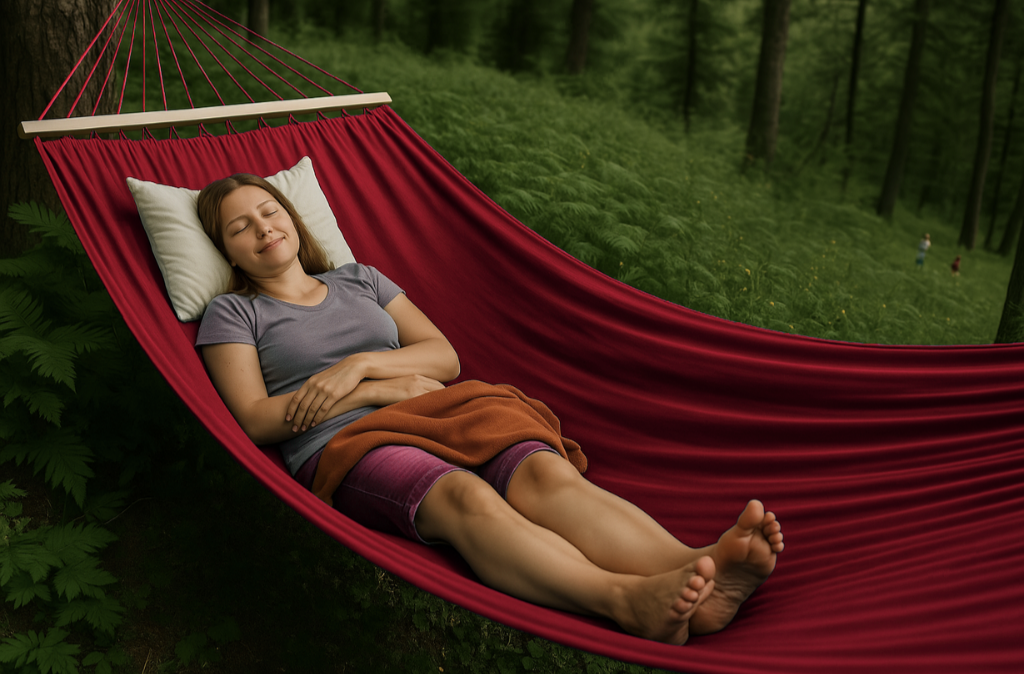 Гамак двомісний зі стійкою WCG WISH XXL 200х150 см Червоний (2686457466) - фото 3 Гамак двомісний зі стійкою WCG WISH XXL 200х150 см Червоний (2686457466) - фото 3