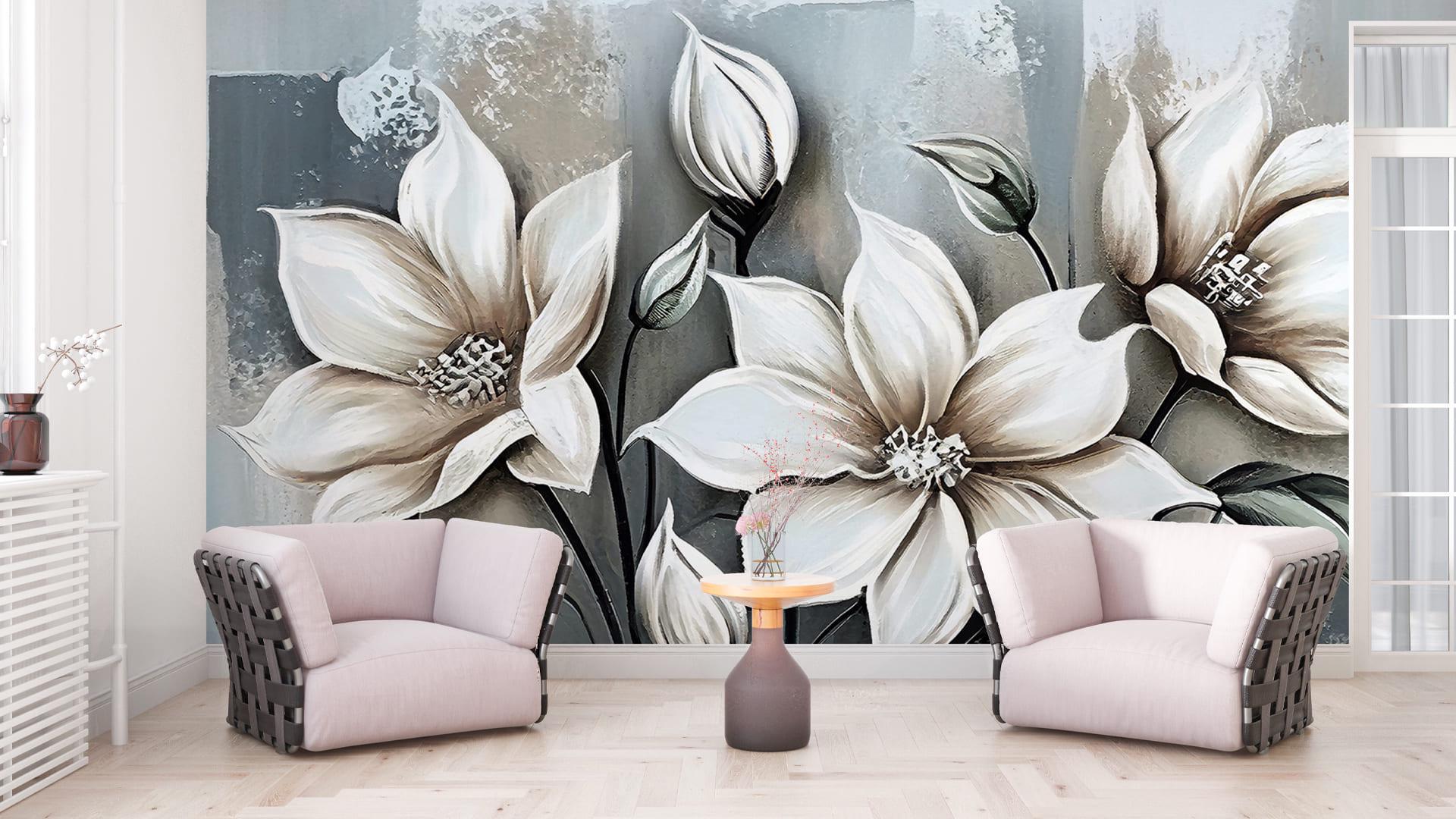 Фотообои флизелиновые Styleo Print-walls Лепестки без слов 0777 300х200 см (Pw-0777)
