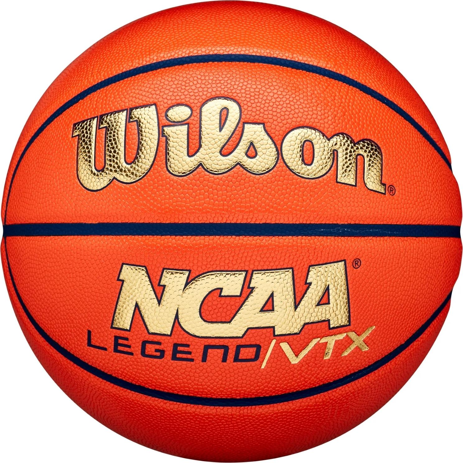 Баскетбольный мяч Wilson NCAA LEGEND VTX р. 7 Оранжево-золотой (WZ2007401XB7)