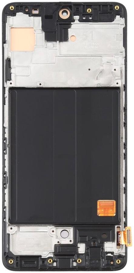 Дисплей и сенсор с передней панелью для Samsung Galaxy A51 A515 2019 OLED Black
