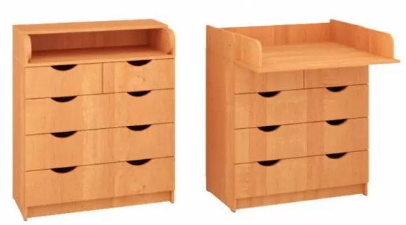 Комод пеленатор К 3+3 Вільха (00028pehot) - фото 3 Комод пеленатор К 3+3 Вільха (00028pehot) - фото 3