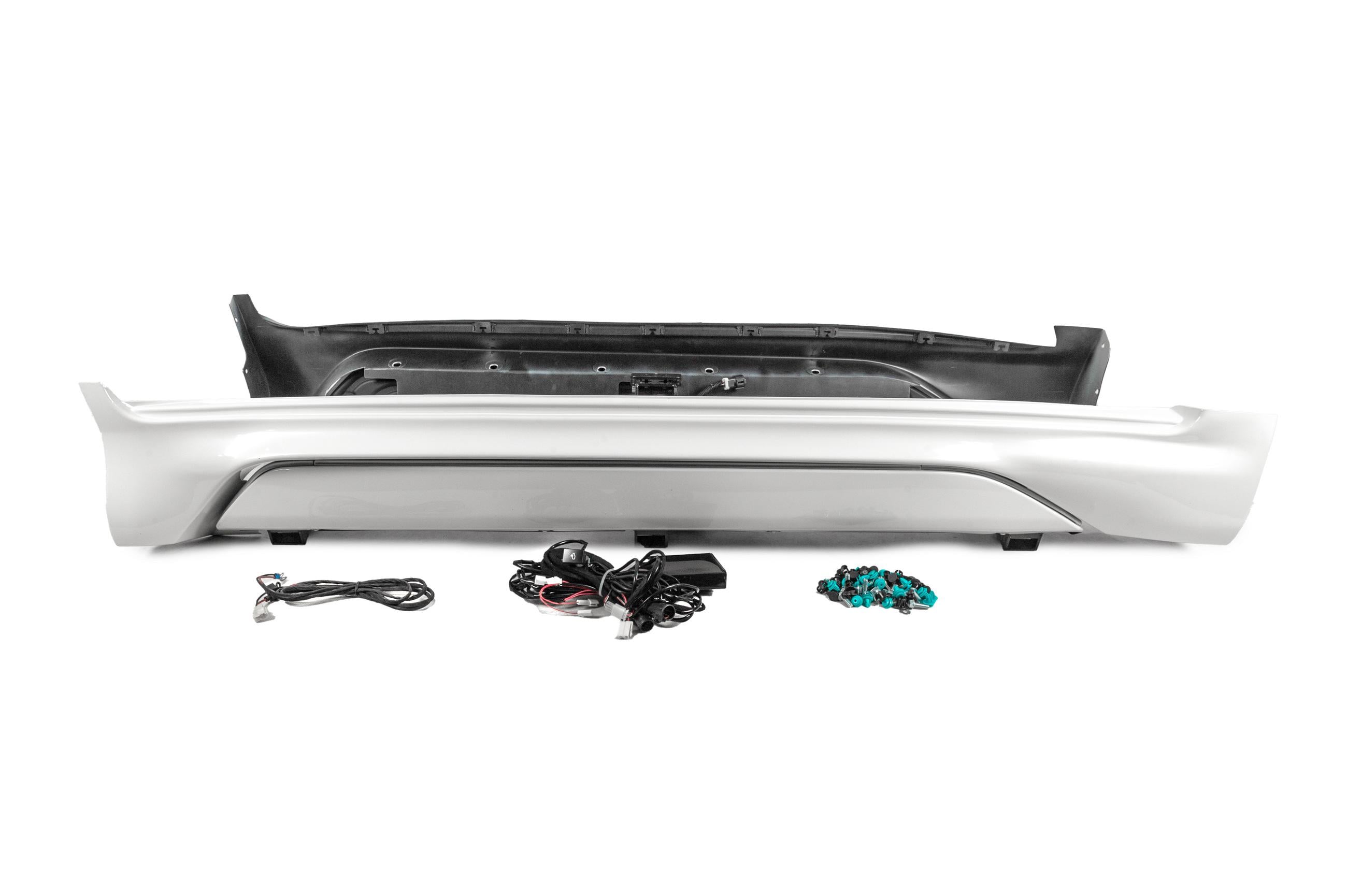 Боковые электроподножки Cixtai 2016+ для Toyota Land Cruiser 200 2007-2021 гг. алюминий/пластик 2 шт. Серый (188968)