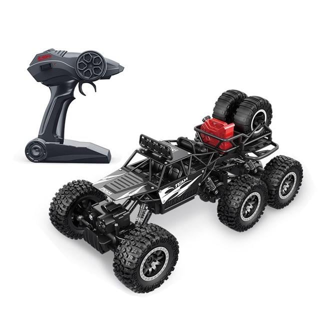 Игрушка на радиоуправлении RTR High Crawler детский трюковый внедорожник 1:14 6х6 Черный (SUN2802)