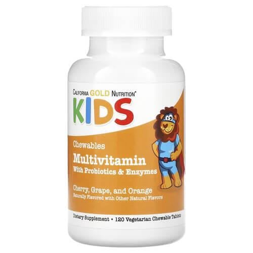 Мультивитамины для детей CGN Chewable Multivitamins for Children 120 Tablets (CGN-02273)