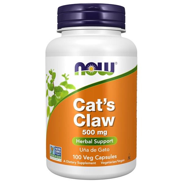 Кошачий коготь NOW Foods Cat's Claw 500 mg 100 Veg Caps
