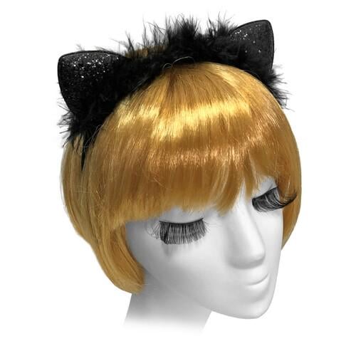 Ушки Кошка блестящие SETA Decor 18-823BLK