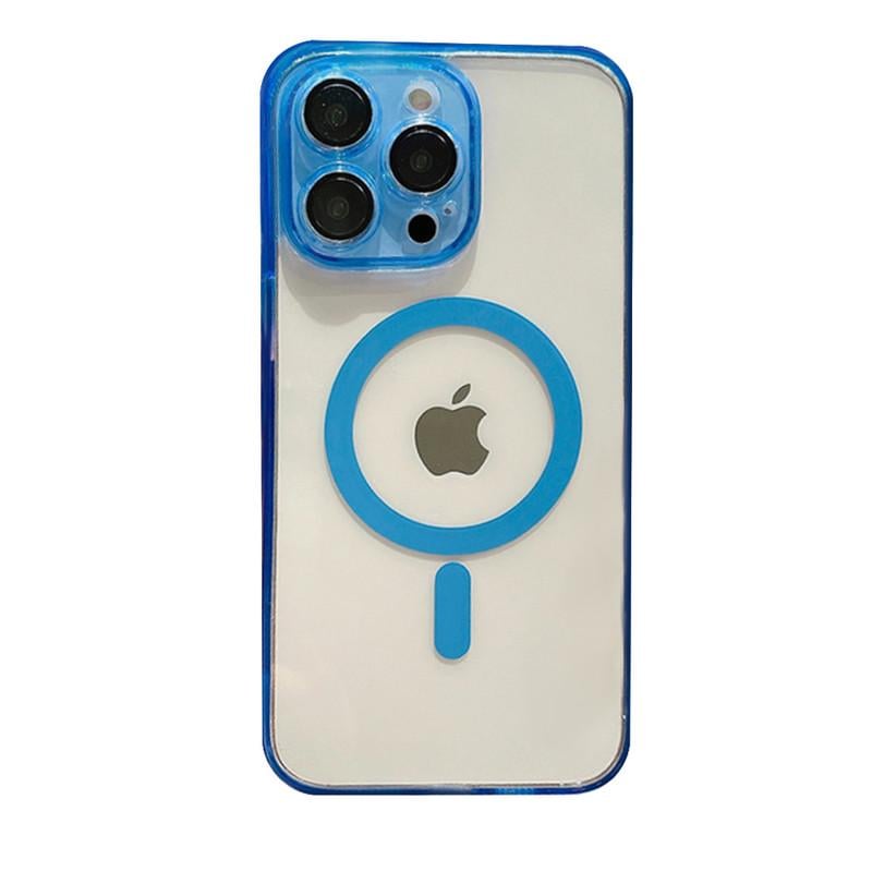 Чохол для Apple iPhone 14 Pro Clear Magnetic Series Blue