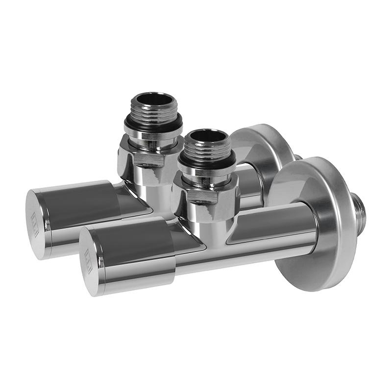 Комплект дизайн кранов Ideale Dante 1/2”x1/2” Хром