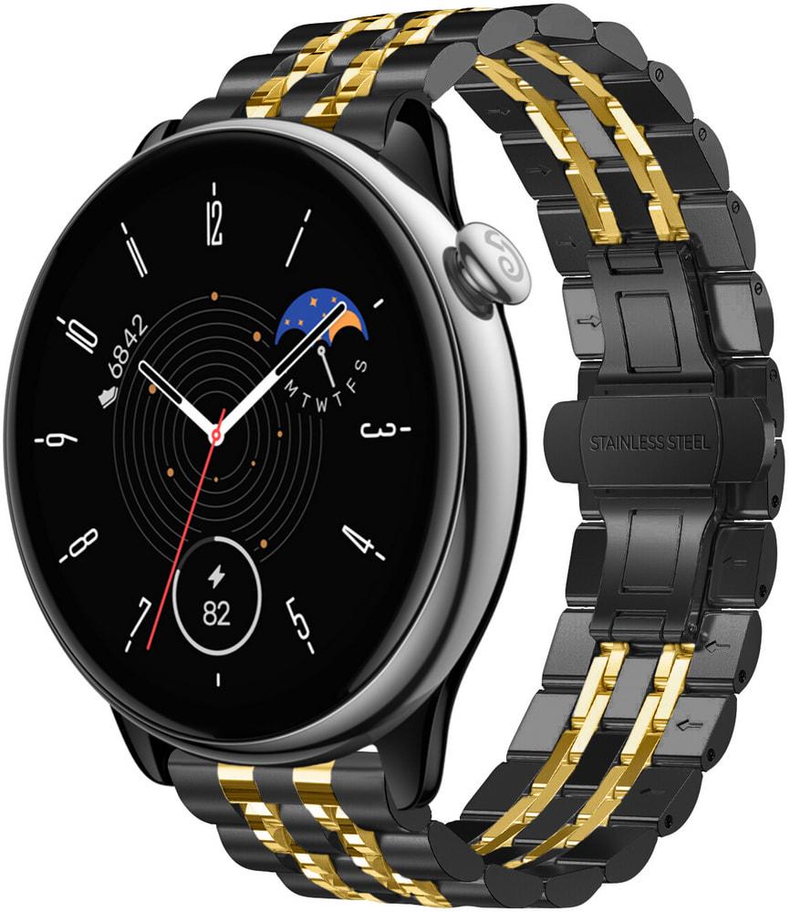 Браслет металлический Spinye Line для Amazfit GTR Mini Black/Gold (33501-02)