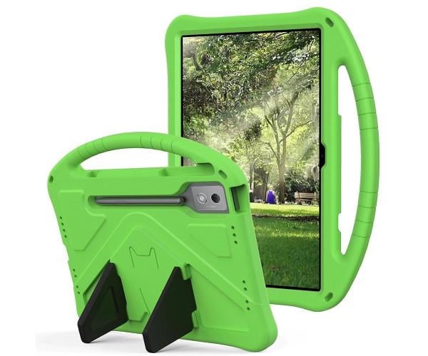 Чохол-накладка Kids with Stand для Lenovo Yoga Tab Plus/Xiaoxin Pad Pro 2025 з ручкою Зелений Чохол-накладка Kids with Stand для Lenovo Yoga Tab Plus/Xiaoxin Pad Pro 2025 з ручкою Зелений