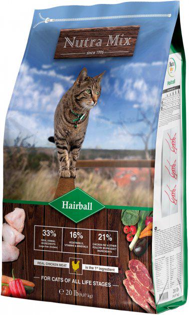Корм сухой для кошек Nutra Mix Hairball Cat 9,07 кг (24390202) - фото 1 Корм сухой для кошек Nutra Mix Hairball Cat 9,07 кг (24390202) - фото 1