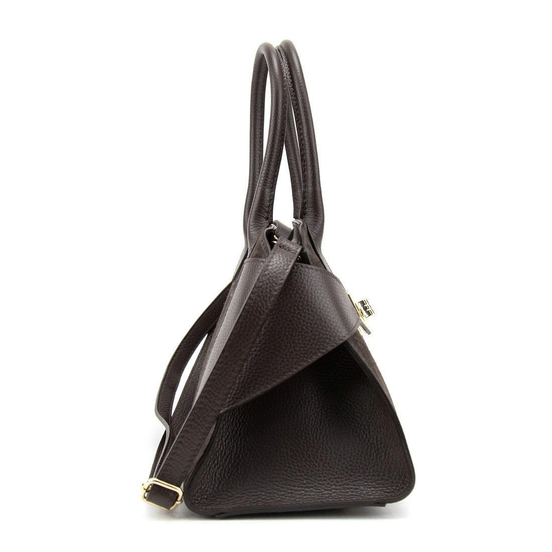 Женская сумка классическая замшевая Firenze Italy F-IT-7688-1DB-S Шоколадный (2768688446) - фото 4