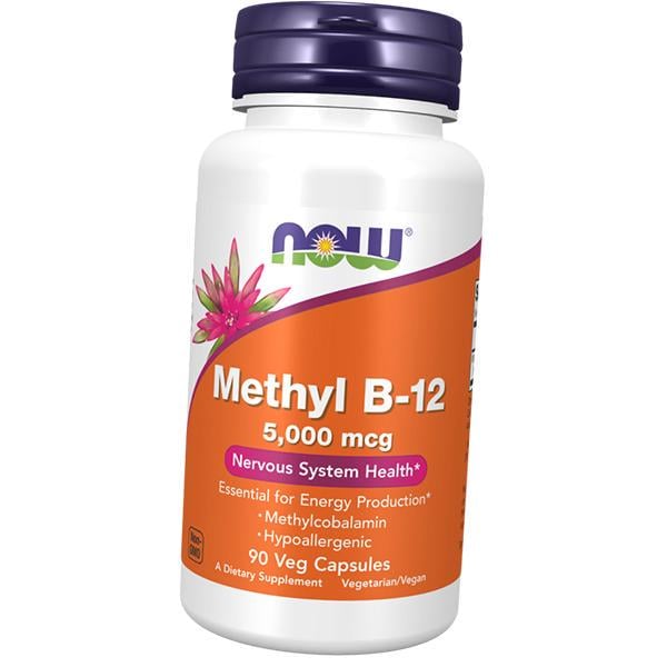 Вітамін В12 Methyl B-12 5000 90 вег. капс. (36128432)