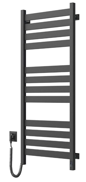 Рушникосушарка Largo Sensor з Wi-Fi лівобічна з таймером 500х1200 мм Чорний муар (S12-244155-5012)