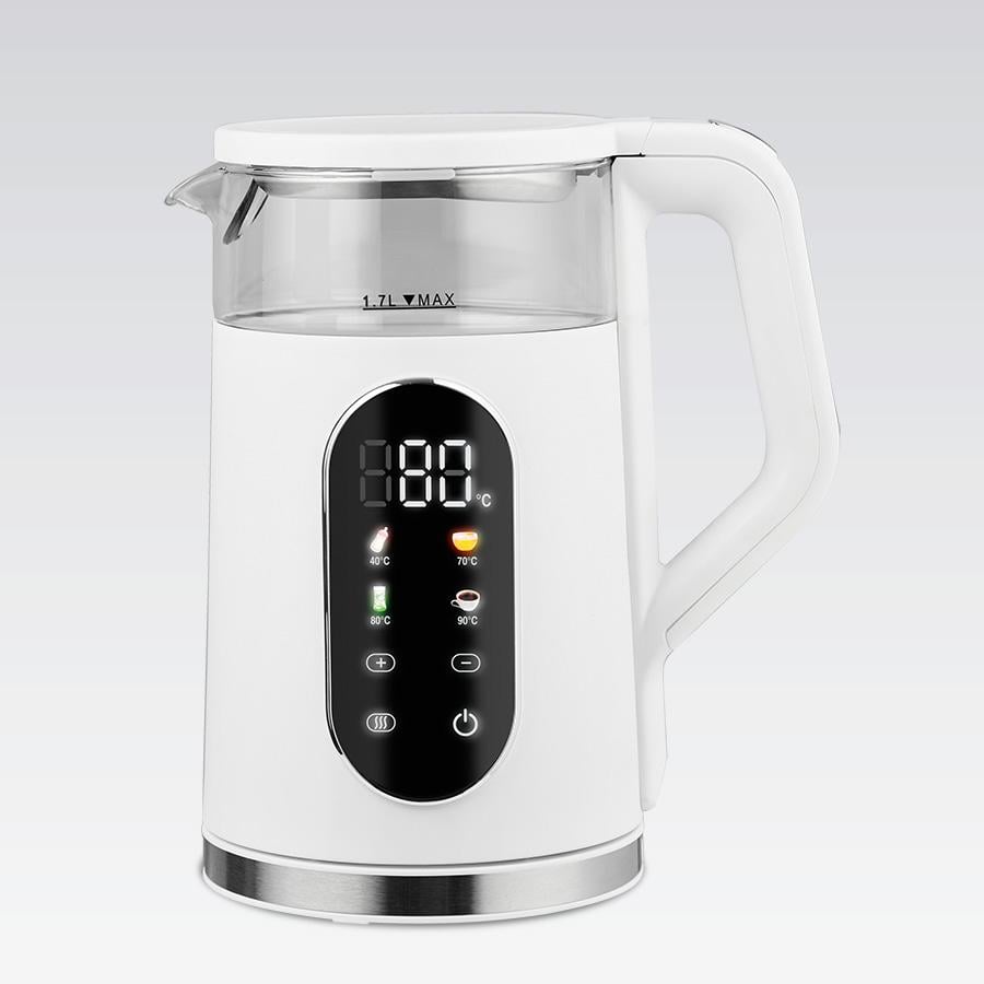 Электрочайник Maestro MR-023-WHITE 1,7 л с регулировкой температуры Белый (34198994)
