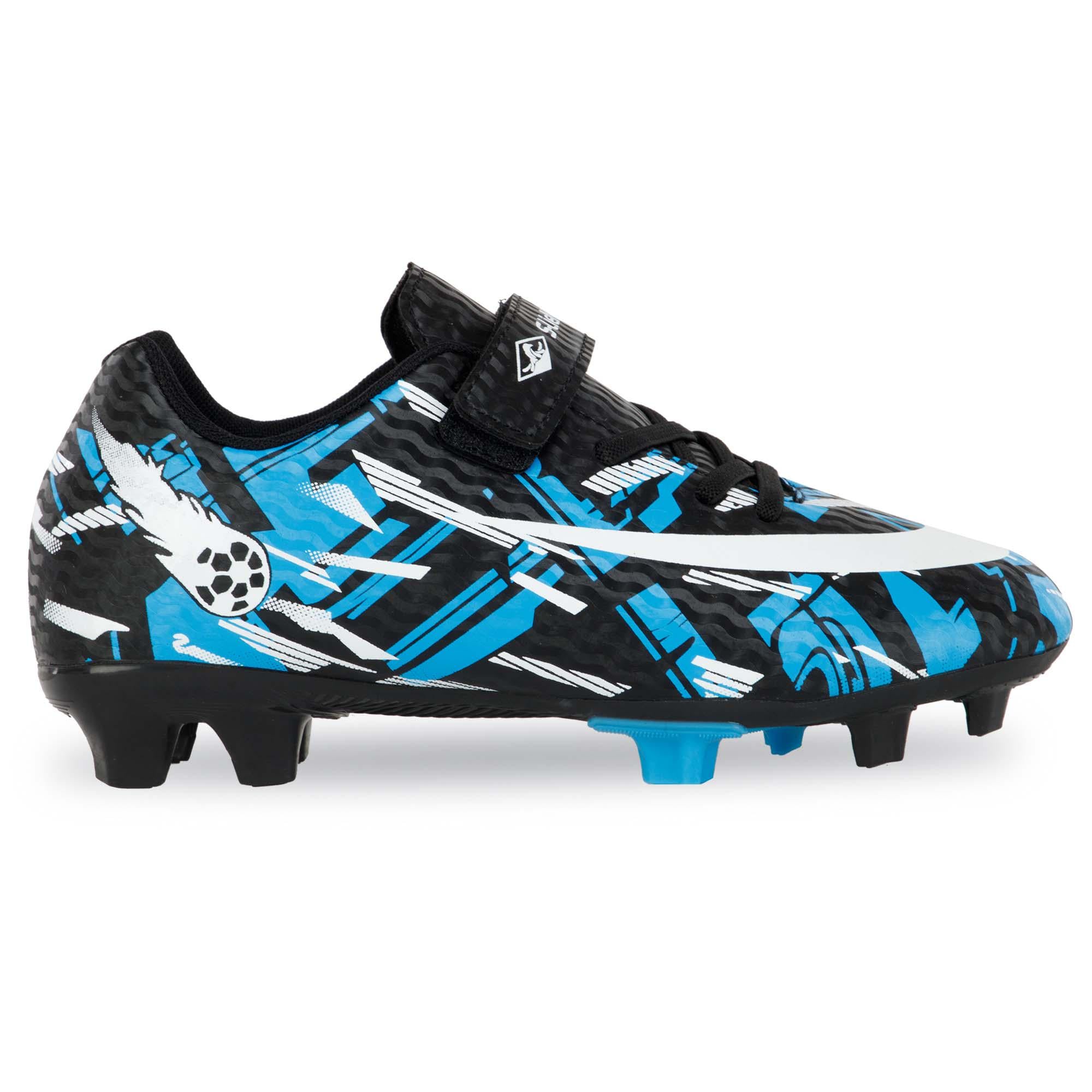 Бутсы футбольные детские S-LieNiao H357-32-38-2 р. 33 Черный/Синий