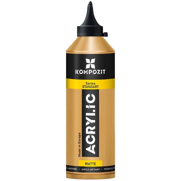 Акриловая краска ART Kompozit Standart 093 500 мл Золотой (KT500093) - фото 1