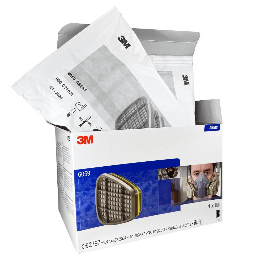 Фильтра 3М 6059 сменный фильтр 3М пара 2 шт.