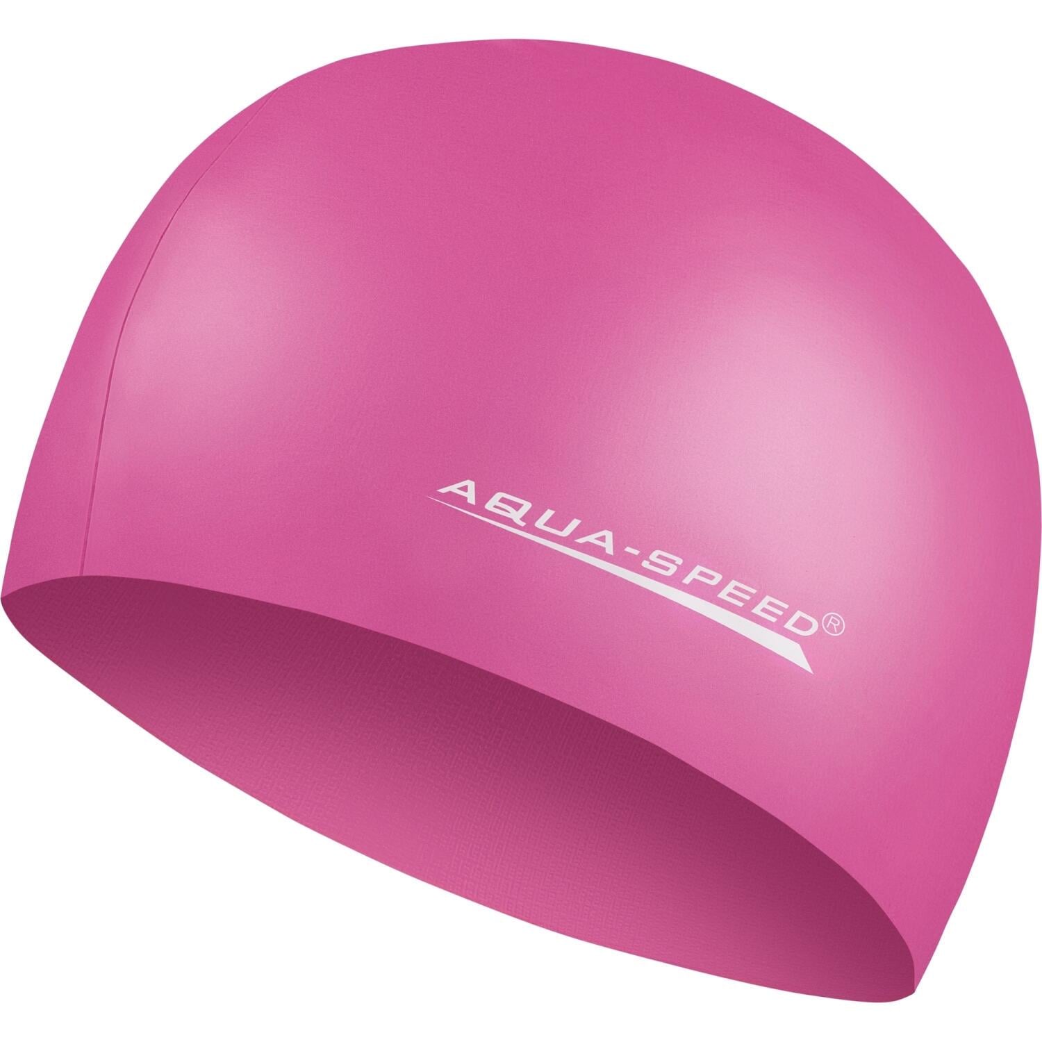 Шапочка для плавания Aqua Speed MEGA Темно-розовый (100-27) Шапочка для плавания Aqua Speed MEGA Темно-розовый (100-27)