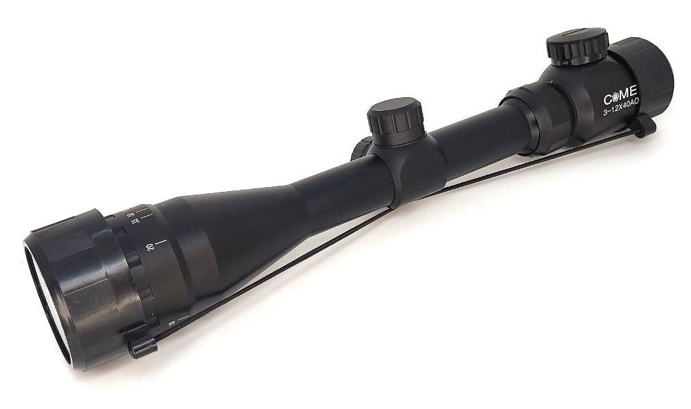 Оптический прицел Comet AOEG Rangefinder 3-12x40 подсветка/крепеж/параллакс/бленда (26867295)