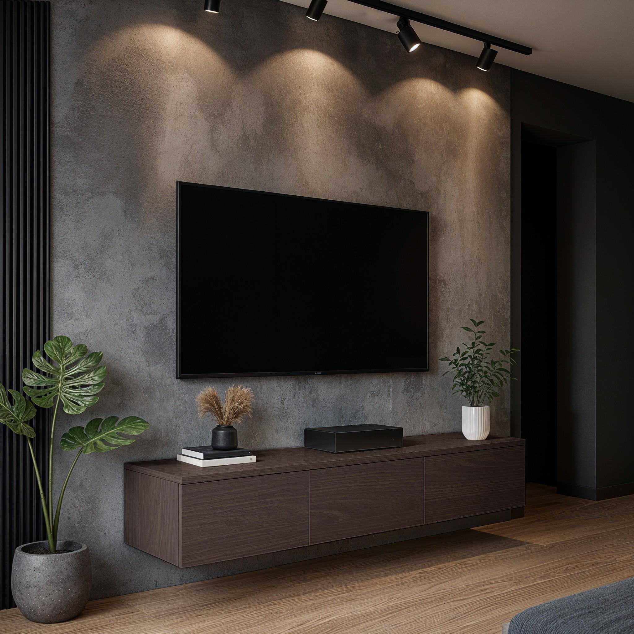 Тумба под телевизор подвесная Трио 1476x276x280 мм Венге Магия Тумба под телевизор подвесная Трио 1476x276x280 мм Венге Магия