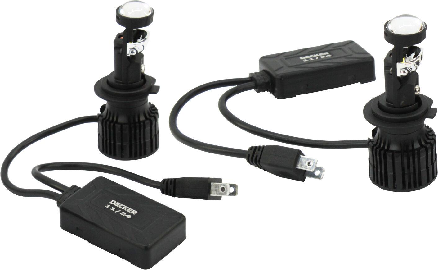 Лампочка Decker LED H7 GL-01 6000K с линзами GL-01 (0316587)