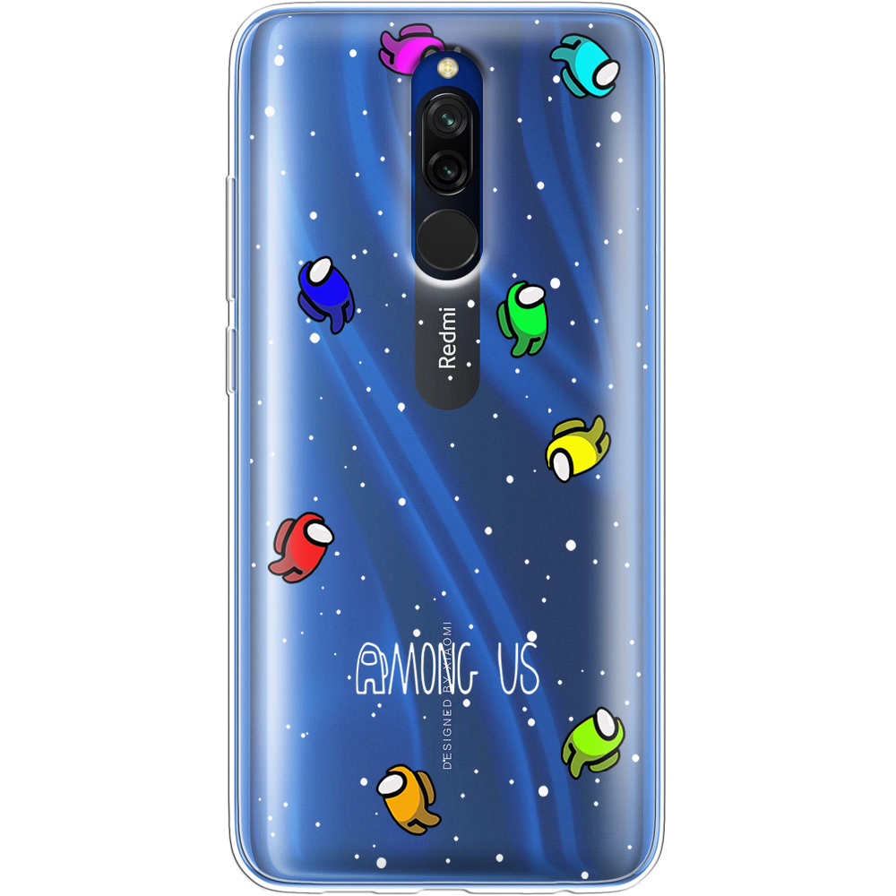 Чохол Boxface Xiaomi Redmi 8 Among Us Invisible Прозорий силікон (38411-bk76-38411)