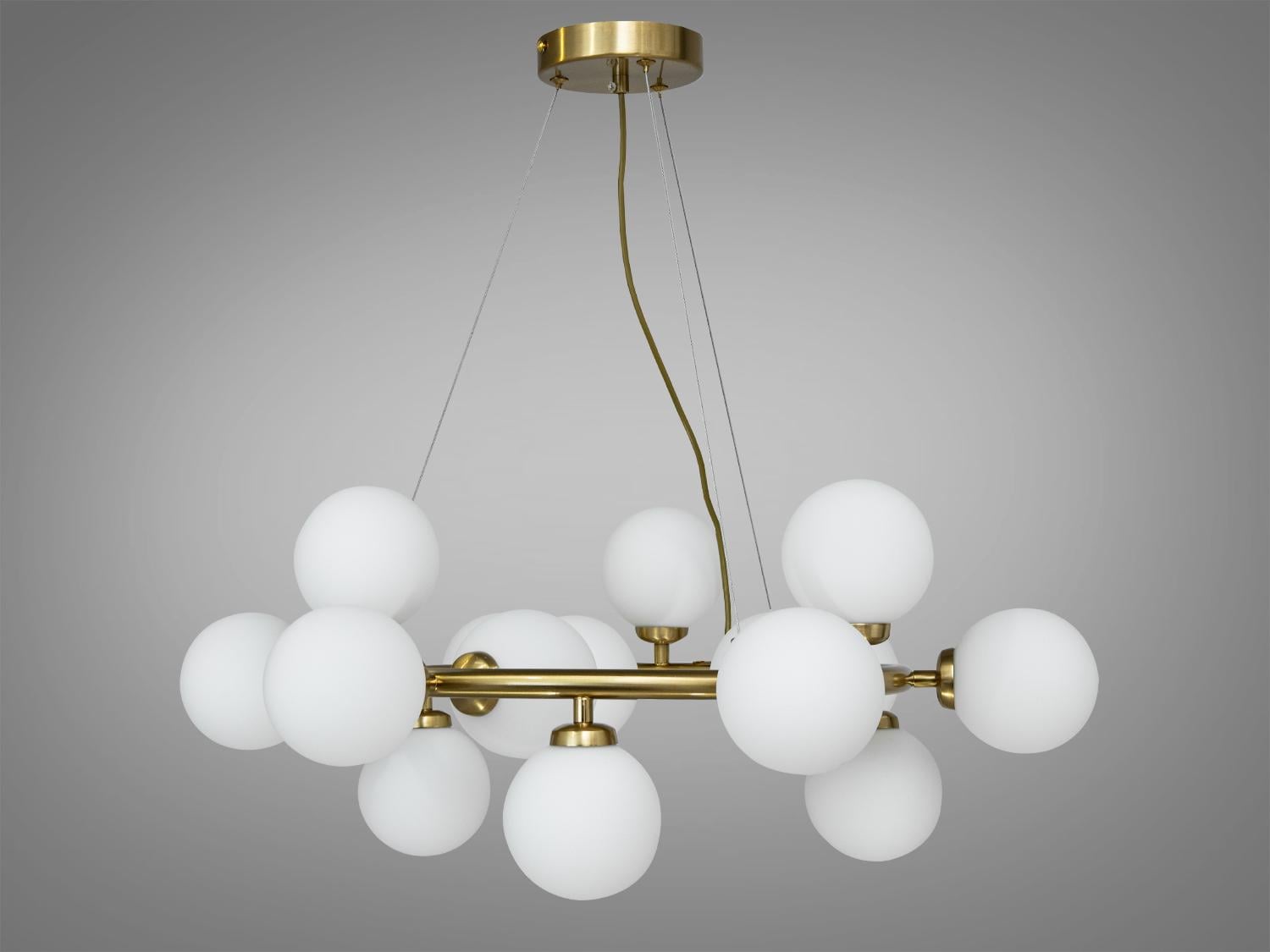 Люстра в стиле Loft Пузырьки на 15 ламп Бронзовый (LQ7063/15BR)