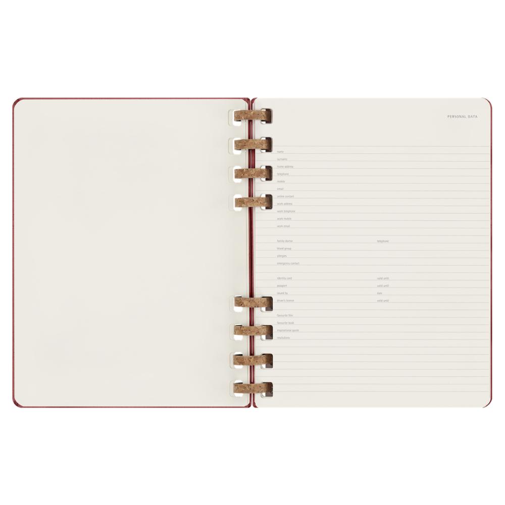 Щотижневик Moleskine Spiral великий (DHUNDSPF3212MWH4) - фото 6